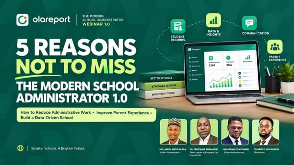 5 Reasons Not to Miss The Modern School Administrator Webinar 1.0